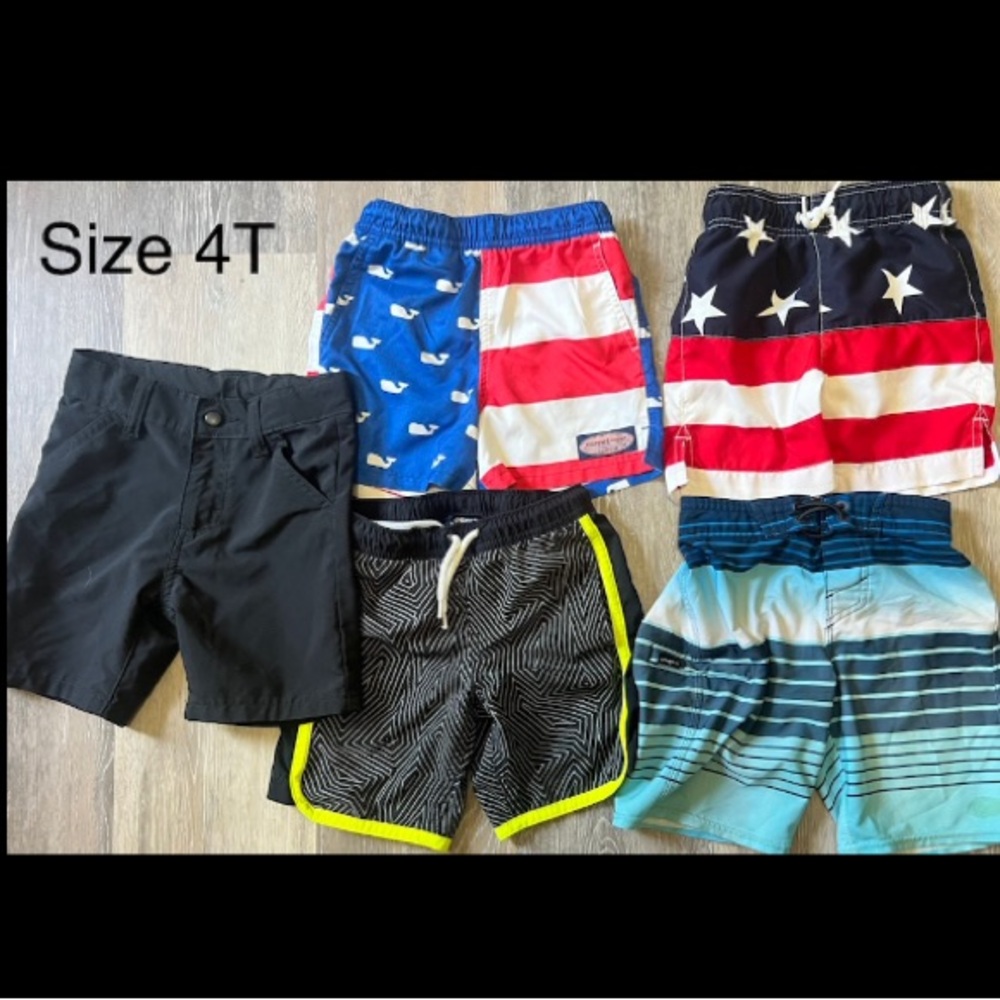 Boys' Swim Shorts Set - Size 4T